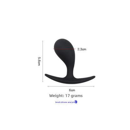 Curved Water Drop Silicone Anal Plug