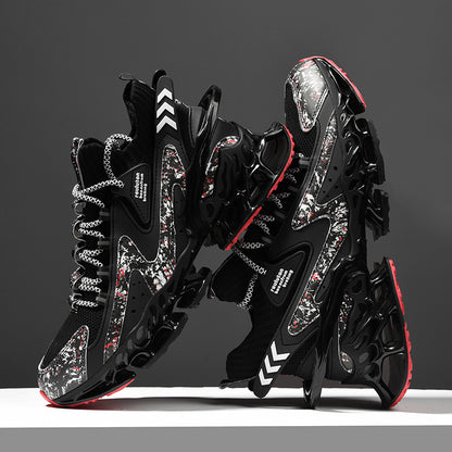 Cushioned running shoes