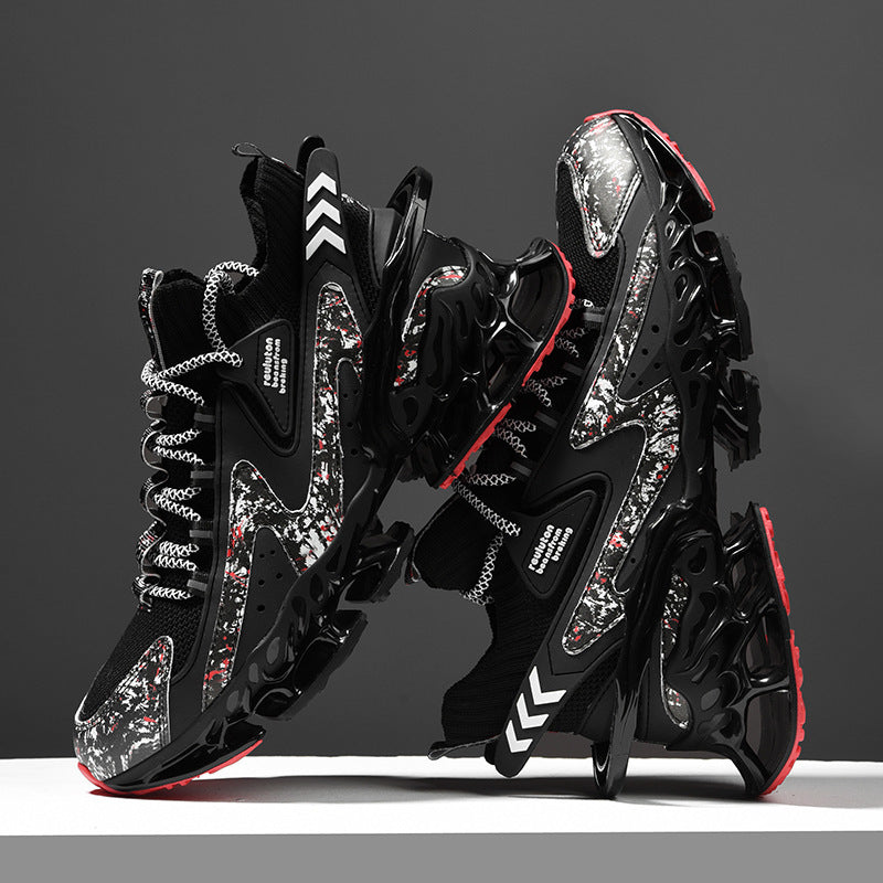 Cushioned running shoes