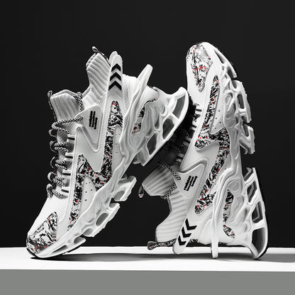 Cushioned running shoes