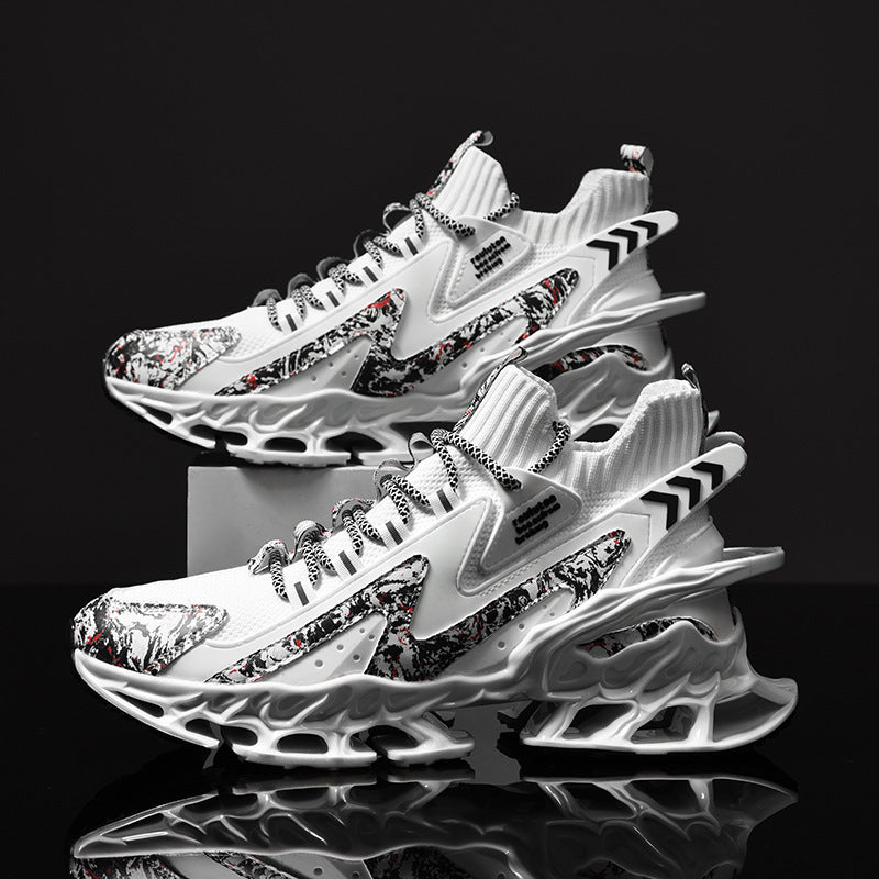 Cushioned running shoes
