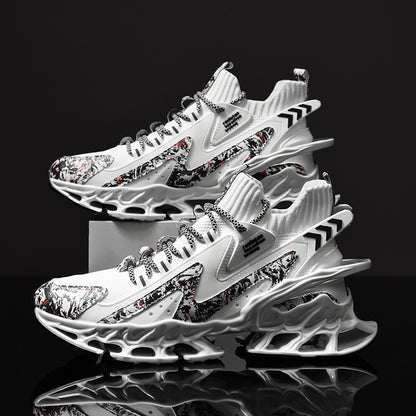Cushioned running shoes