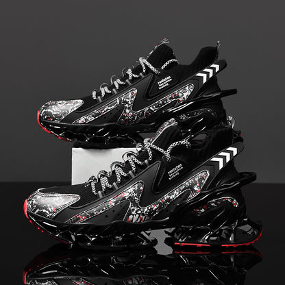 Cushioned running shoes
