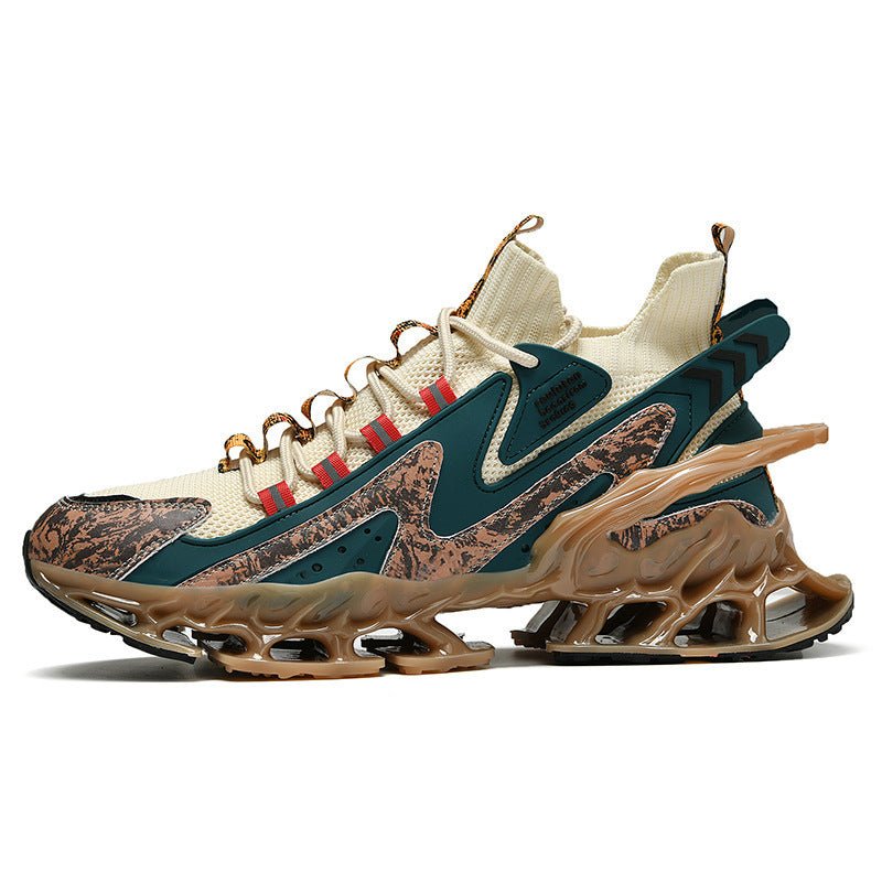 Cushioned running shoes