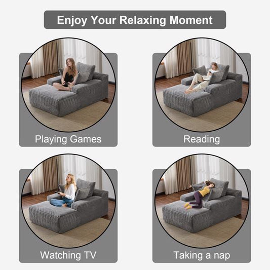 Cushioned Sleeping Sofa