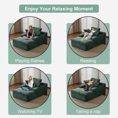 Cushioned Sleeping Sofa