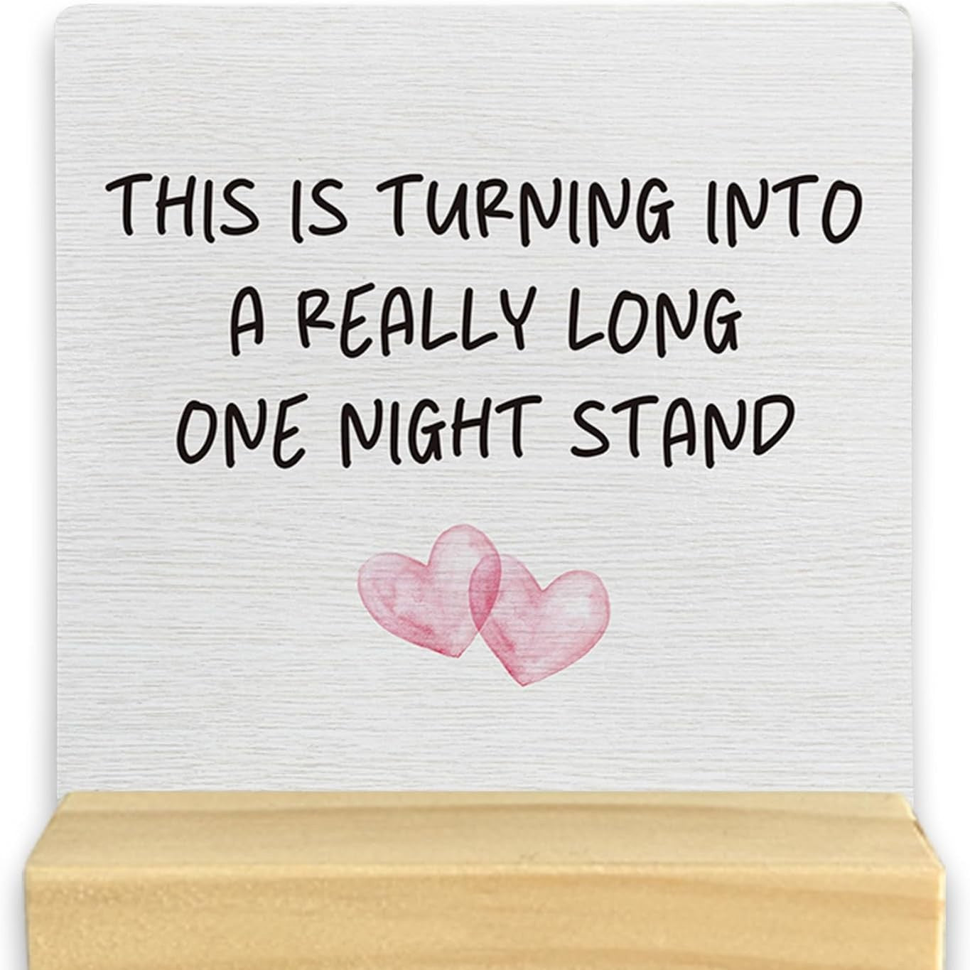 Custom Acrylic Stand with Wooden Base