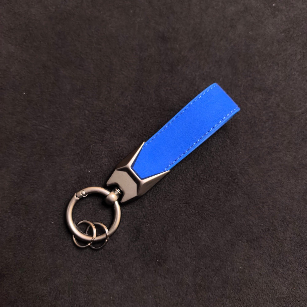 Custom Car Logo Faux Leather Keychain