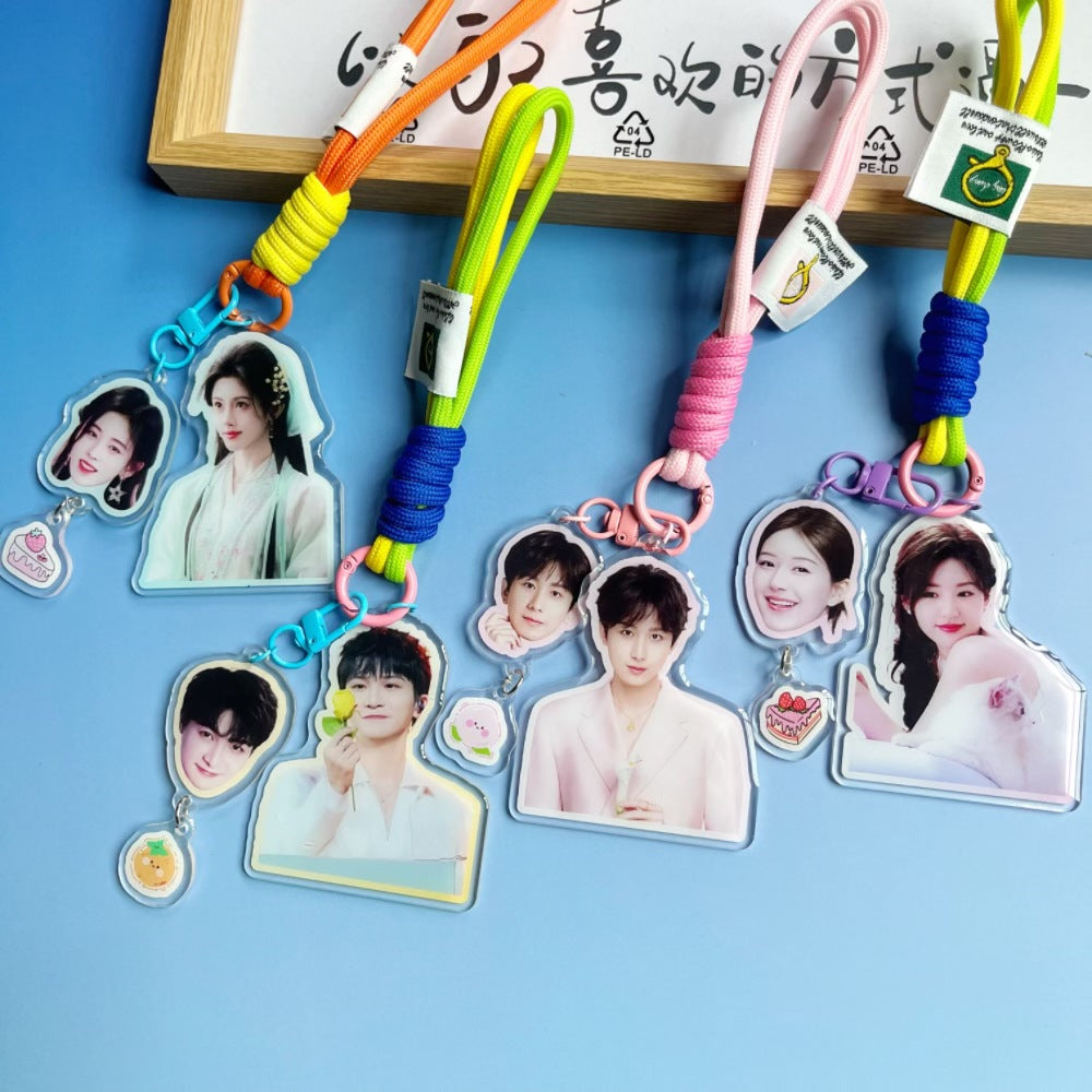 Custom Character Acrylic Keychain Pendant