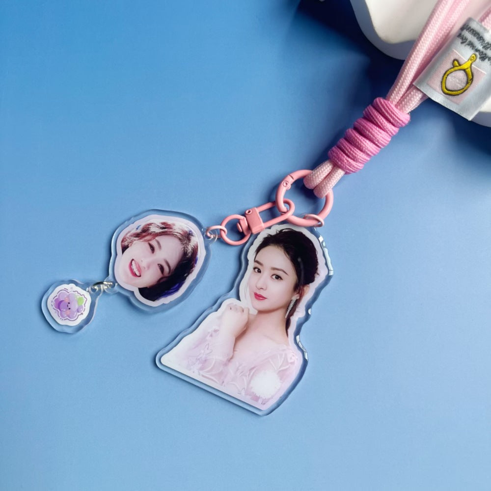 Custom Character Acrylic Keychain Pendant