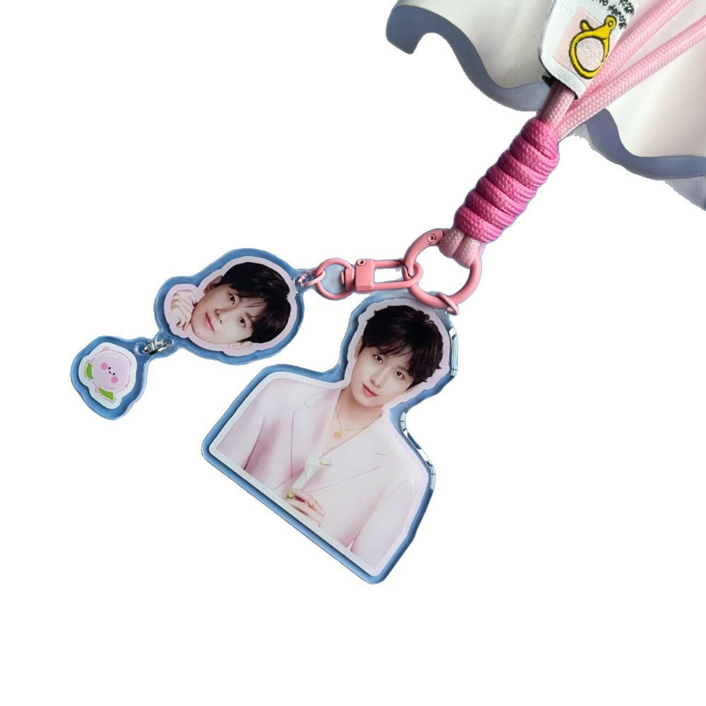 Custom Character Acrylic Keychain Pendant