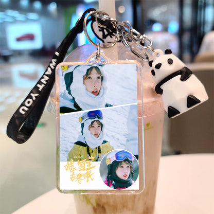 Custom Double-Sided Silicone Keychain
