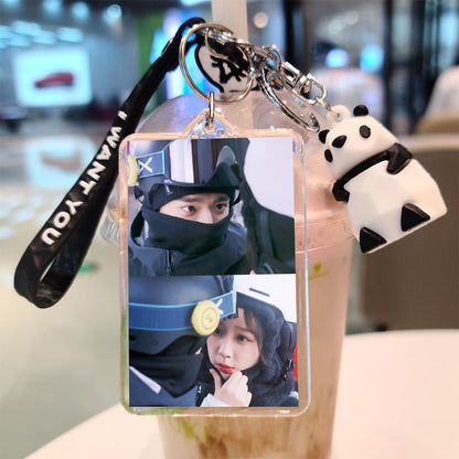Custom Double-Sided Silicone Keychain