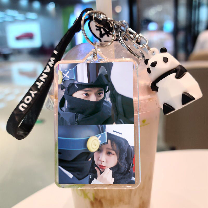 Custom Double-Sided Silicone Keychain