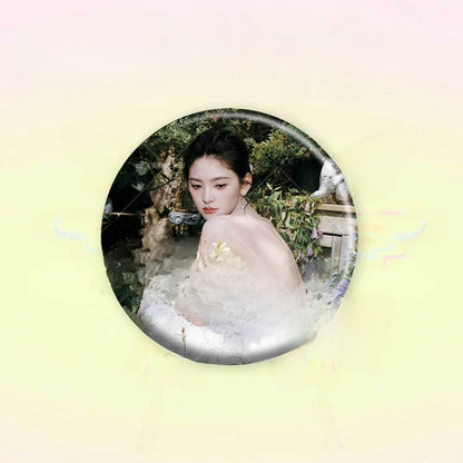 Custom Laser Round Badge Pin