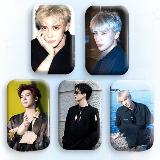 Custom Laser Tinplate Celebrity Badge Brooch