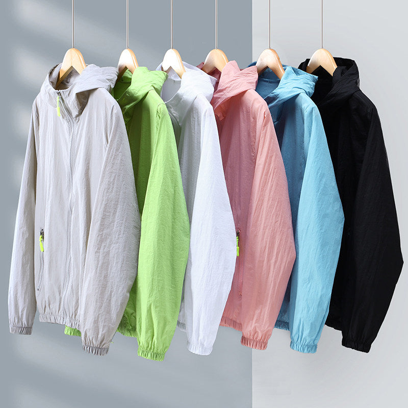 Custom Logo Sun Protection Windproof Jacket