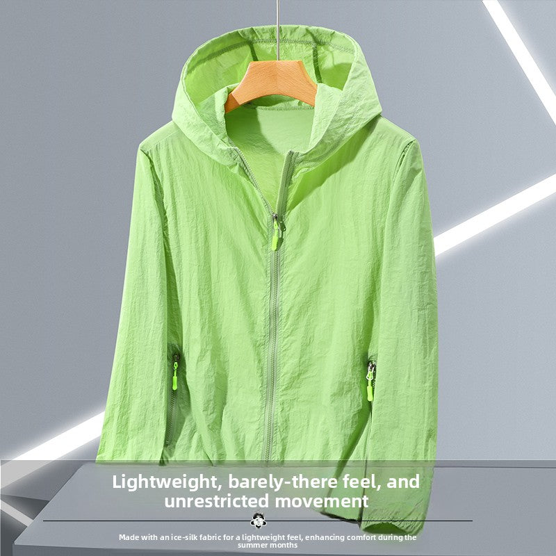 Custom Logo Sun Protection Windproof Jacket