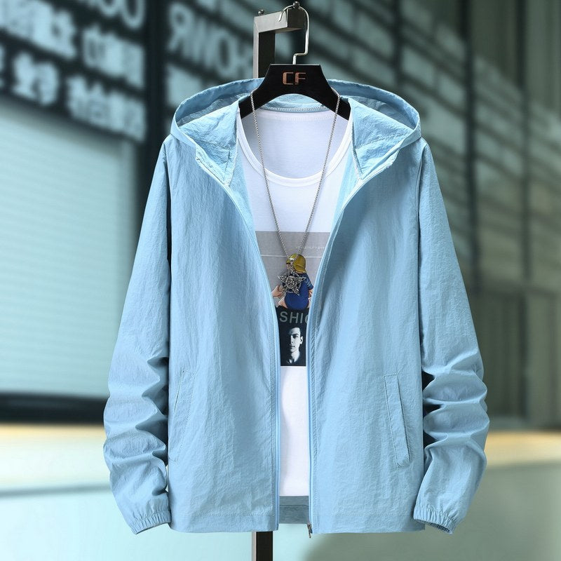 Custom Logo Sun Protection Windproof Jacket