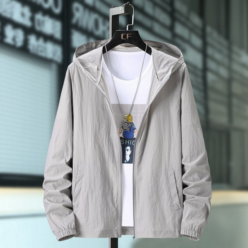 Custom Logo Sun Protection Windproof Jacket