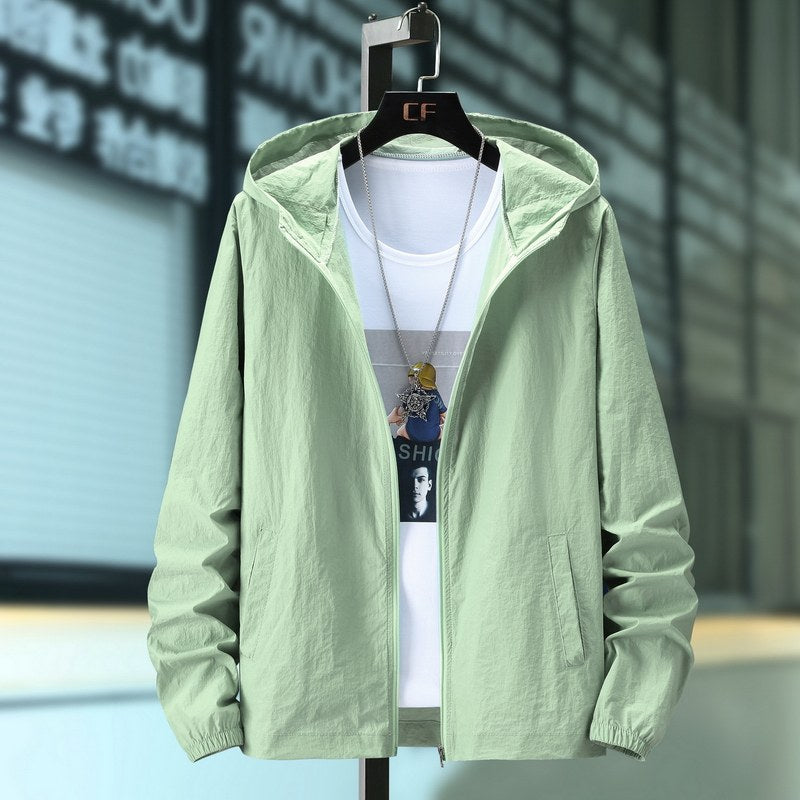 Custom Logo Sun Protection Windproof Jacket