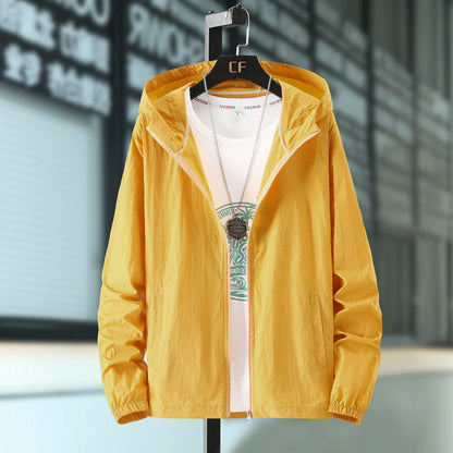Custom Logo Sun Protection Windproof Jacket