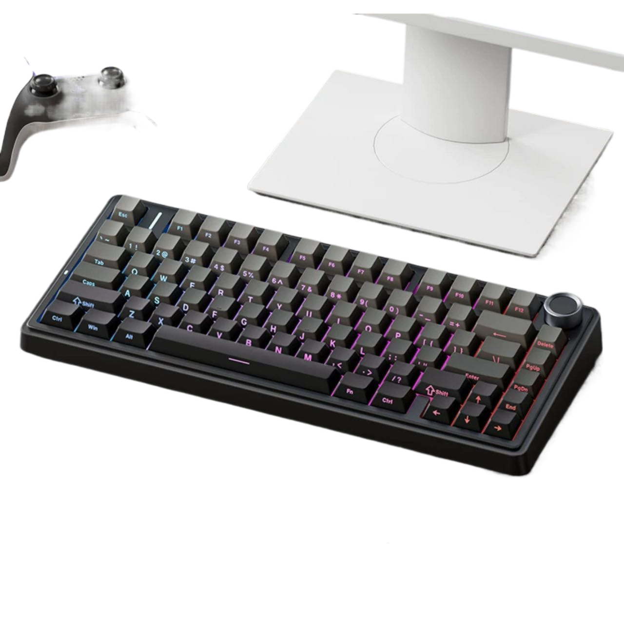 Custom Mechanical Keyboard Gasket Structure Hot-Swappable RGB Backlight