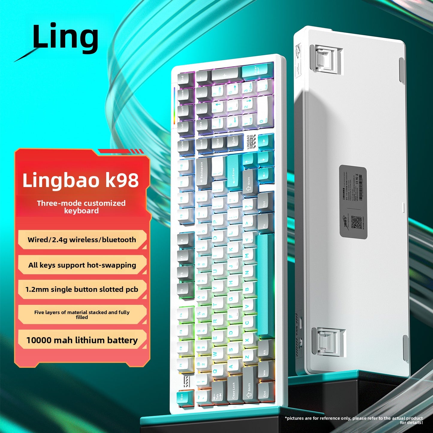 Custom Mechanical Keyboard with RGB Backlight