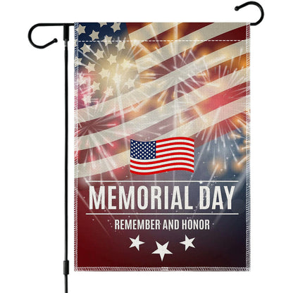 Custom Patriotic Garden Flag Double Sided