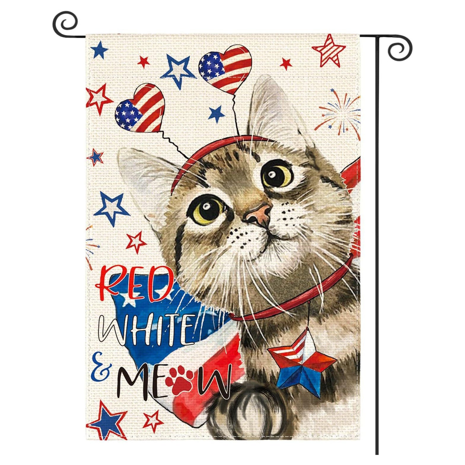 Custom Patriotic Garden Flag Double Sided