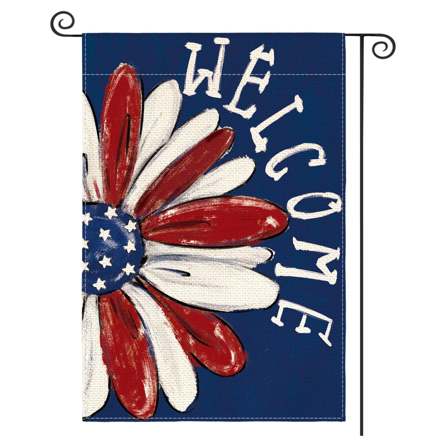 Custom Patriotic Garden Flag Double Sided