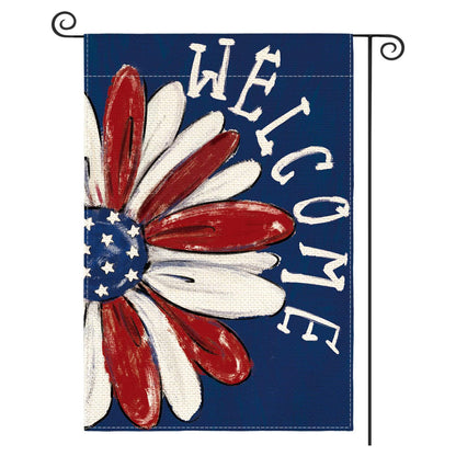 Custom Patriotic Garden Flag Double Sided