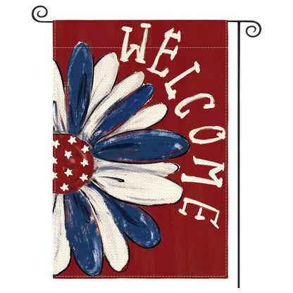 Custom Patriotic Garden Flag Double Sided