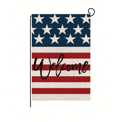 Custom Patriotic Garden Flag Double Sided