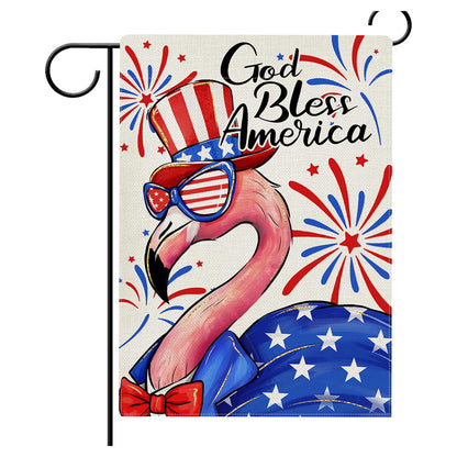 Custom Patriotic Garden Flag Double Sided