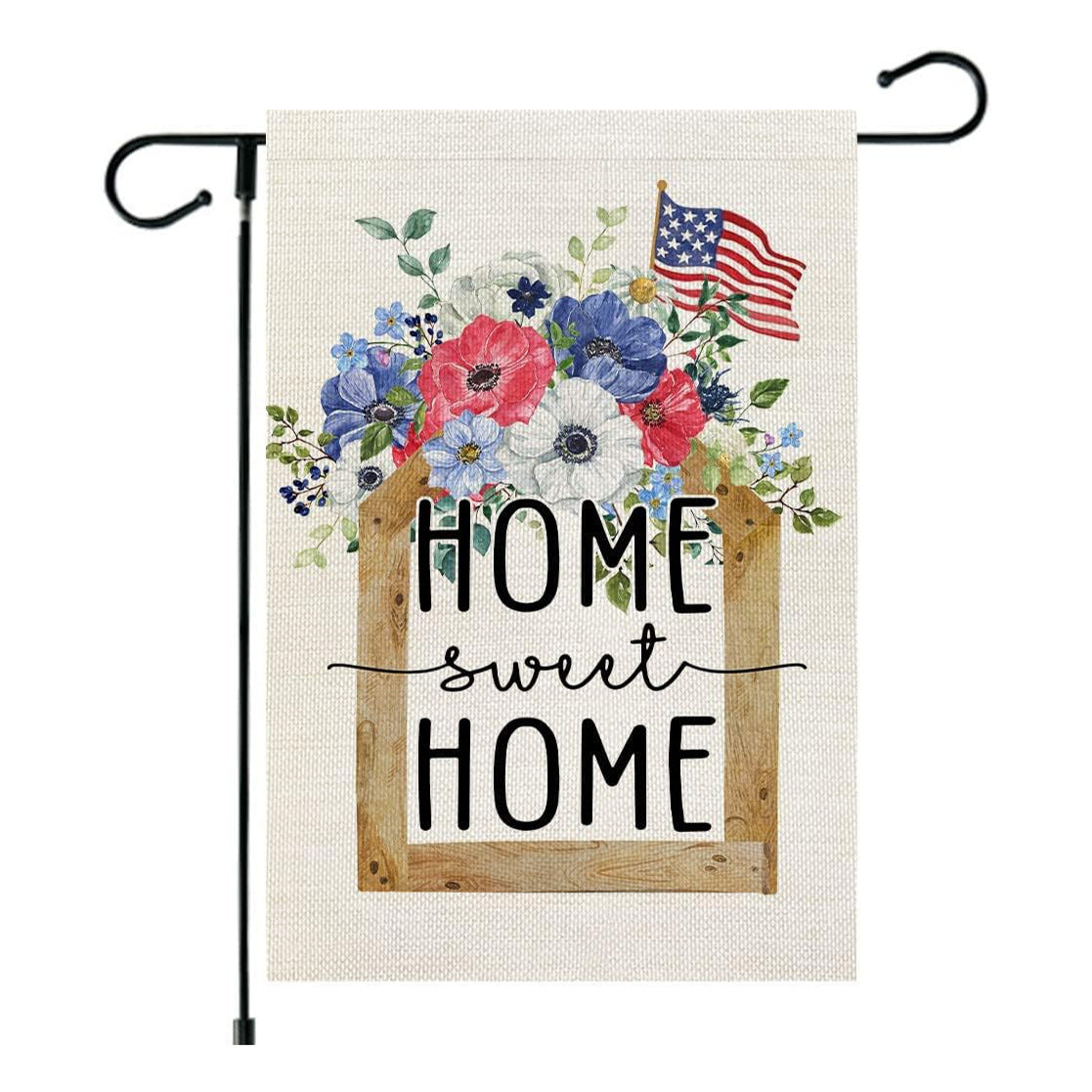 Custom Patriotic Garden Flag Double Sided