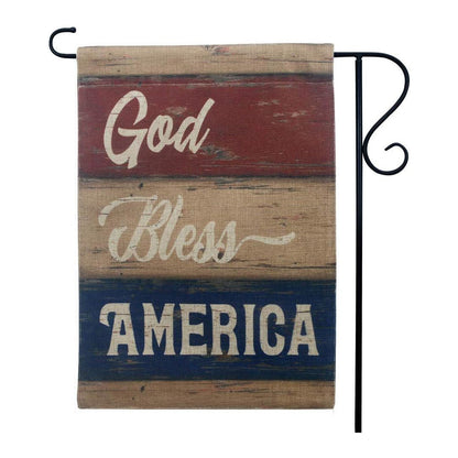 Custom Patriotic Garden Flag Double Sided