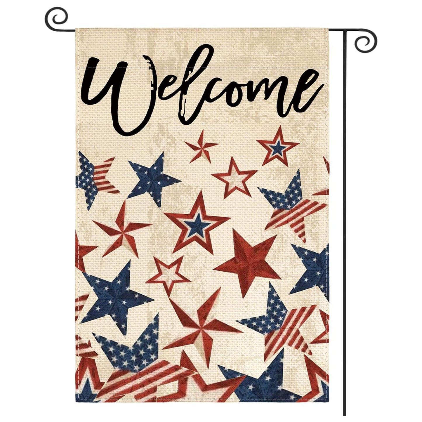 Custom Patriotic Garden Flag Double Sided