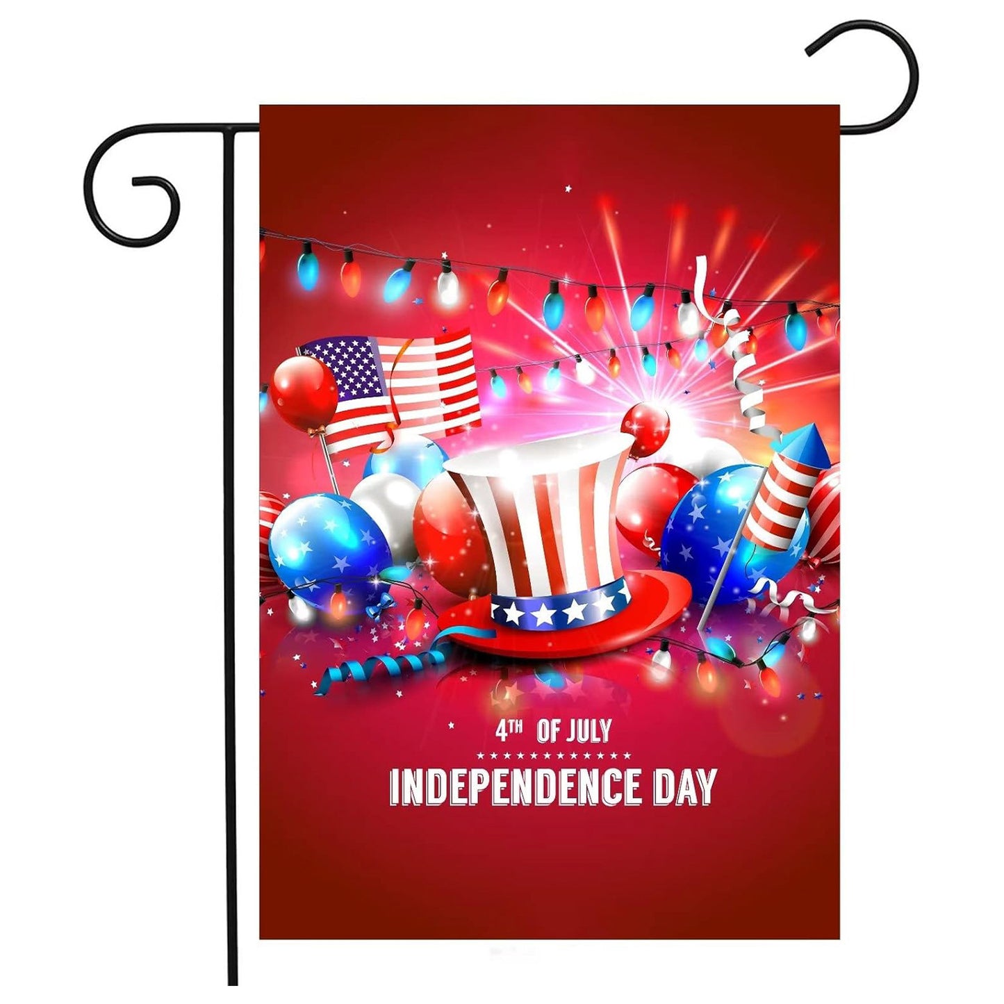Custom Patriotic Garden Flag Double Sided