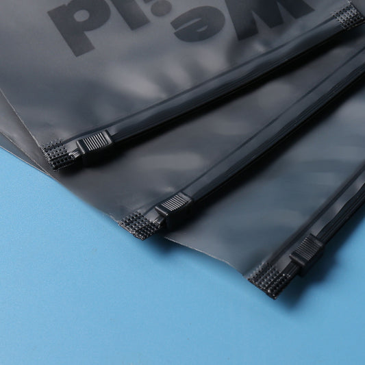 Custom PE Frosted Zipper Bags