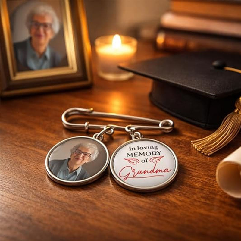 Custom Photo Brooch Keepsake