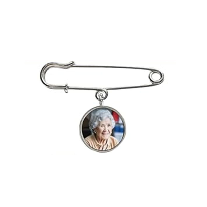 Custom Photo Brooch Keepsake