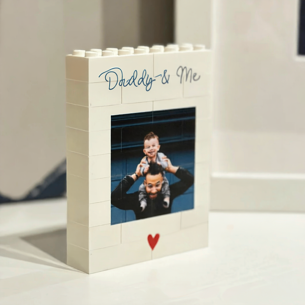 Custom Photo Building Block Wall Art