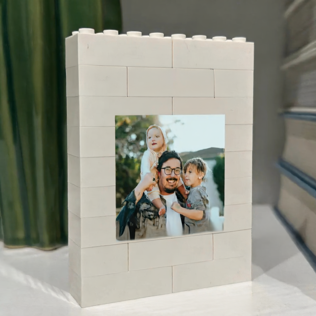 Custom Photo Building Block Wall Art