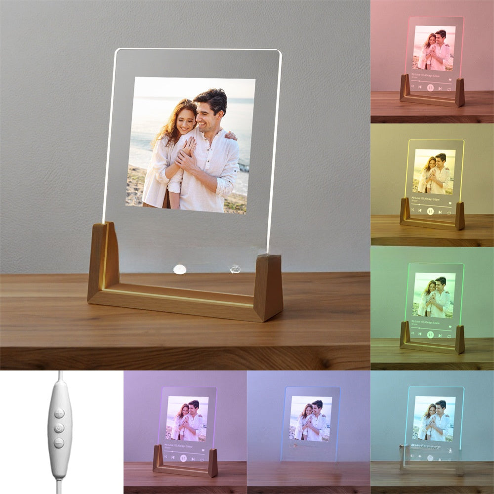 Custom Photo Music Acrylic Night Light