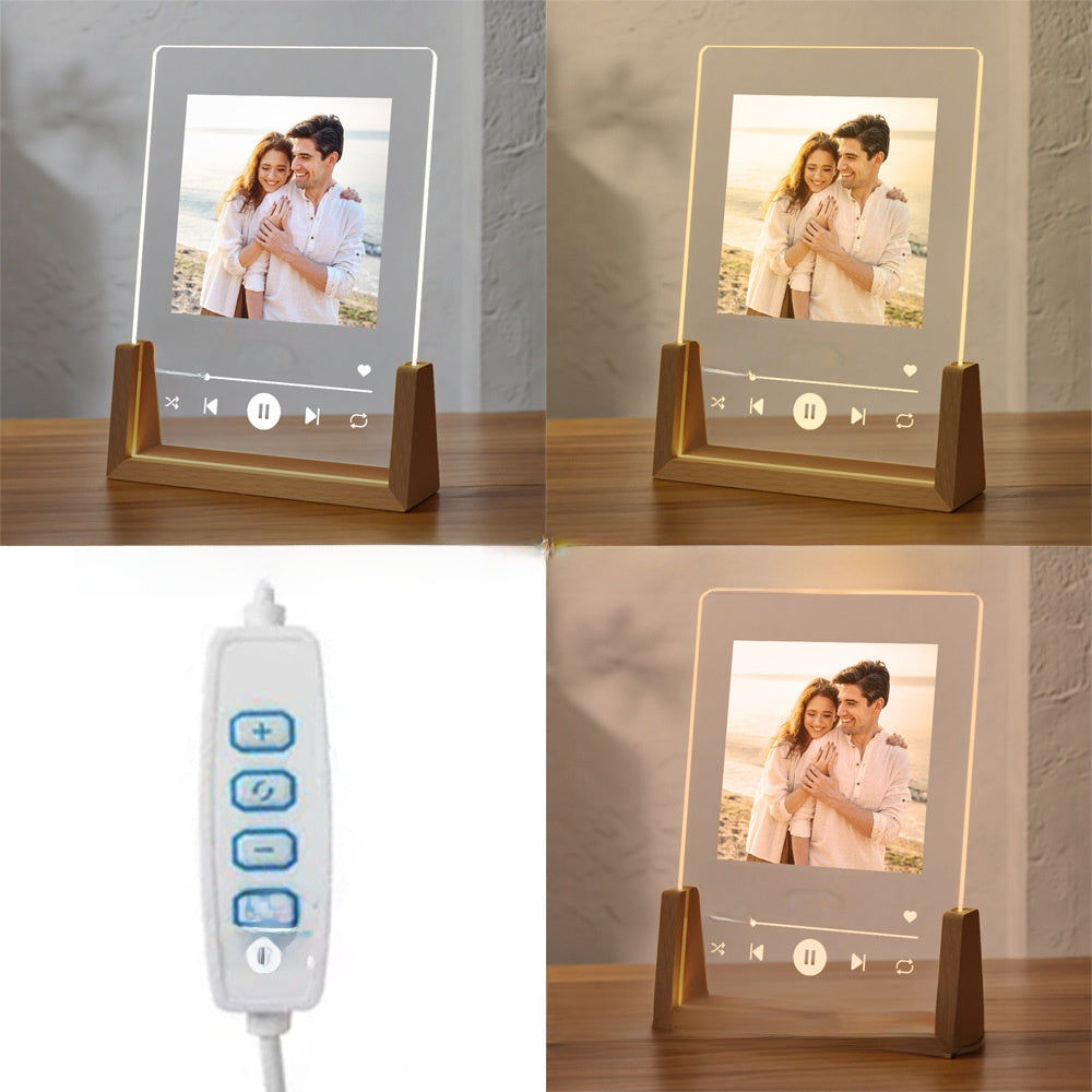 Custom Photo Music Acrylic Night Light