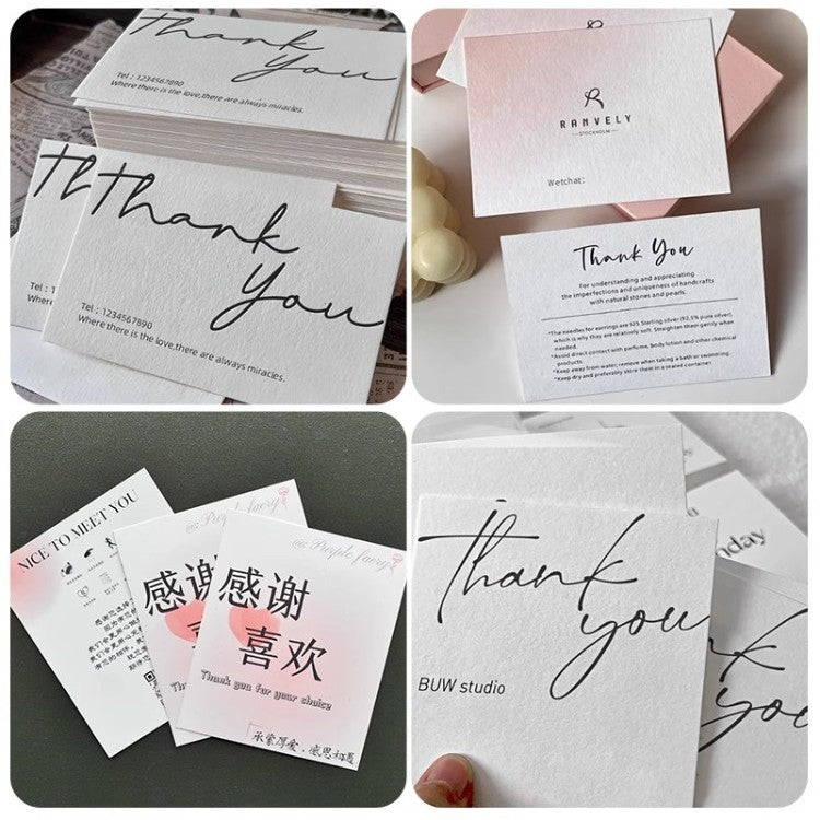 Custom Printed Specialty Paper Cards