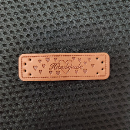 Custom PVC Embossed Leather Labels