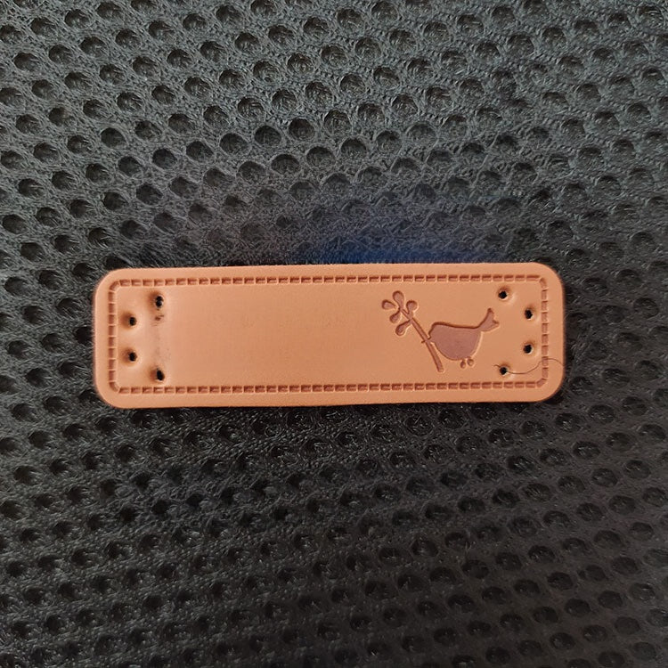 Custom PVC Embossed Leather Labels