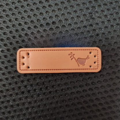 Custom PVC Embossed Leather Labels